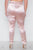 Plus Size Rose Two Piece Cardigan Satin Pants Set