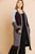 Colorblocked Long Puff Sleeve Ribbed Knit Long Open Front Sweater Cardigan