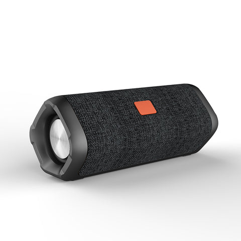 New Fabric Portable Wireless Bluetooth Speaker Mini Stereo Outdoor Waterproof Audio Subwoofer with Microphone blue