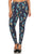 Plus Size Print, Full Length Leggings In A Slim Fitting Style With A Banded High Waist