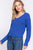 Dolman Slv Strappy Open Back Sweater