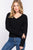 Dolman Slv Strappy Open Back Sweater