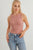 Mauve Knit Sleeveless Bodysuit