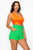 Smock V-neck Satin Bra Top