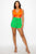 Smock V-neck Satin Bra Top
