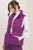 Zip Up Button Puffer Vest With Waist Toggles