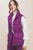 Zip Up Button Puffer Vest With Waist Toggles