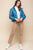 Pu Faux Leather Zipper Hooded Puffer Jacket