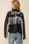 Howdy Sequin Fringe And Star Patches Jacket