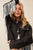 Howdy Sequin Fringe And Star Patches Jacket