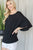 Flared Sleeve Basic Shortsleeve Top
