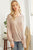 Striped Self Tie Longsleeve Top