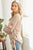 Striped Self Tie Longsleeve Top