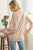 Striped Self Tie Longsleeve Top