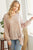 Striped Self Tie Longsleeve Top