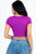 Short Sleeve Roundneck Crop Top