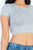 Short Sleeve Roundneck Crop Top