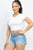 Short Sleeve Roundneck Crop Top
