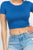 Short Sleeve Roundneck Crop Top