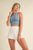 Corset Inspired Cropped Tank Top
