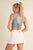 Corset Inspired Cropped Tank Top