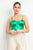 Rhinestone Strap Sweetheart Bodysuit