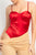 Rhinestone Strap Sweetheart Bodysuit