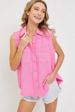 Washed Cotton Gauze Shirt