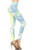 Tie Dye Printed, Full Length, High Waisted Leggings