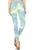 Tie Dye Printed, Full Length, High Waisted Leggings