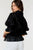 Button-down Collar Neck Embroidered Top