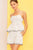 Shoulder Strap Back Tie Bottom Scallop Edge Top