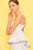 Shoulder Strap Back Tie Bottom Scallop Edge Top