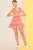 Self Tie Shoulder Smocking Ruffle Crop Top