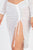 Sexy Sheer Mesh Drawstring Ruched Skirt
