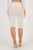 Sexy Sheer Mesh Drawstring Ruched Skirt