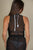 Mesh Mock Neck Sleeveless Top