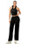 Crinkle Wide Pants Set Zipper