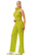 Crinkle Wide Pants Set Zipper