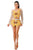 Crochet Skirt Set Sunflower