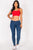 Ribbed Knit Cami Crop Top