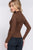 Long Slv High Neck Animal Print Knit Top