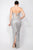 Sequin V-bar Crisscross Tube Dress