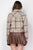 Plaid Button-down Crop Jacket