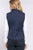 Suede Piping Quilted Padding Vest