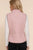 Suede Piping Quilted Padding Vest