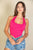 Tank Bandana Hem Square Neck Top