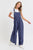 Adjustable Strap Overall Wide Leg Jumpsuit