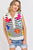 Flower Patch Stripe Knit Top