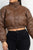Snap Button Padded Crop Jacket